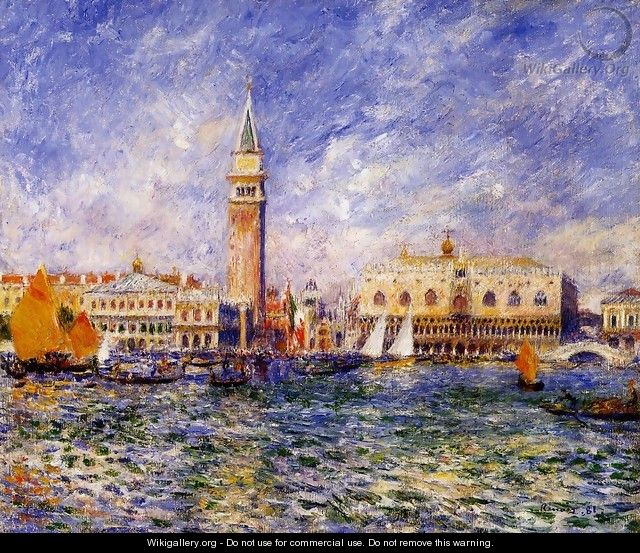 The Doges Palace Venice - Pierre Auguste Renoir
