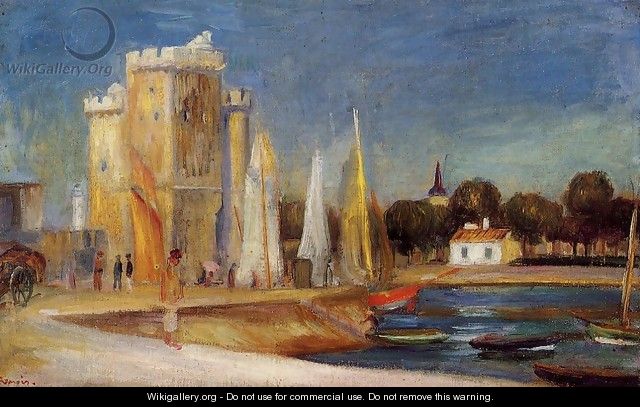 The Port Of Rochelle - Pierre Auguste Renoir