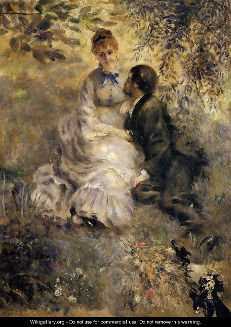 The Lovers - Pierre Auguste Renoir