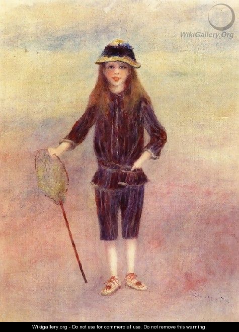 The Little Fishergirl - Pierre Auguste Renoir