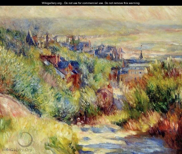 The Hills Of Trouville - Pierre Auguste Renoir