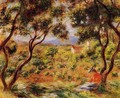 The Vineyards Of Cagnes - Pierre Auguste Renoir