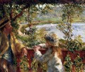 Near The Lake - Pierre Auguste Renoir