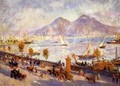 Mount Vesuvius In The Morning - Pierre Auguste Renoir