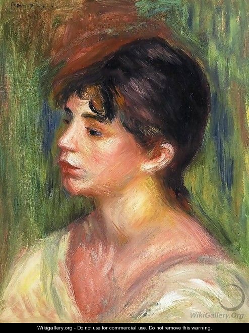 Portrait Of A Young Woman3 - Pierre Auguste Renoir