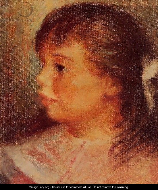 Portrait Of A Girl 3 - Pierre Auguste Renoir