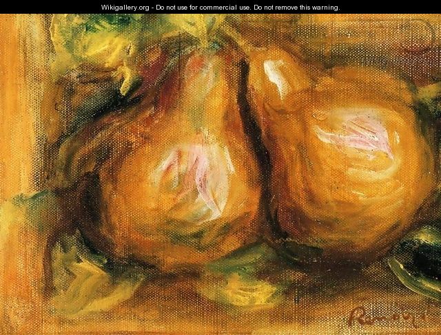 Pears - Pierre Auguste Renoir