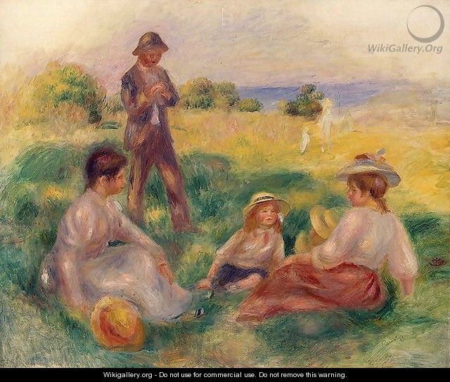Party In The Country At Berneval - Pierre Auguste Renoir