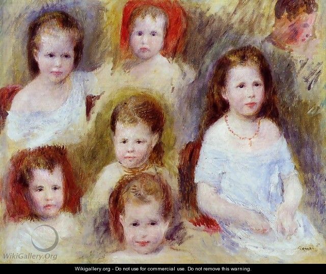 Portraits Of Marie Sophie Chocquet - Pierre Auguste Renoir
