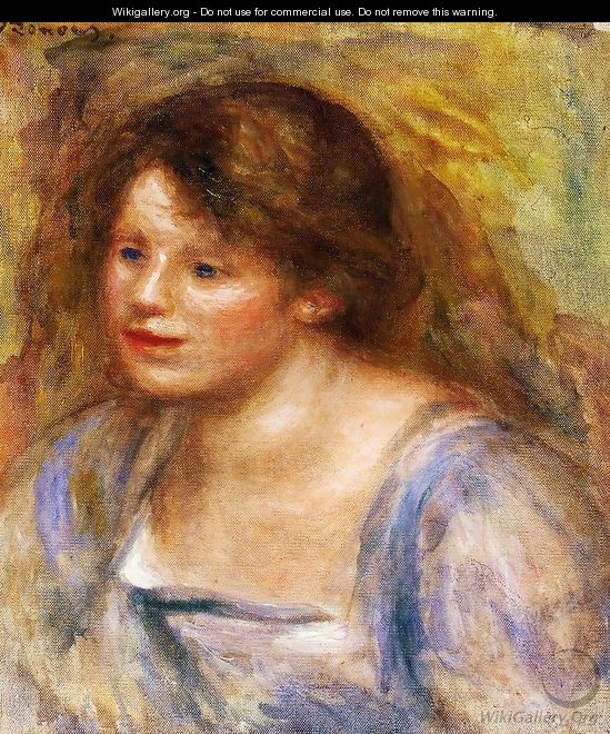 Portrait Of Lucienne - Pierre Auguste Renoir