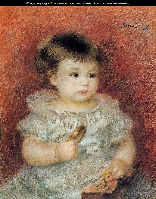 Portrait Of Lucien Daudet - Pierre Auguste Renoir