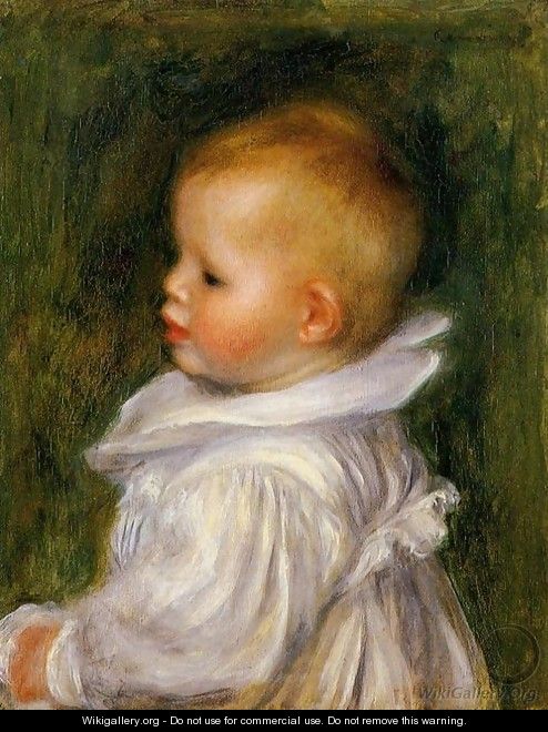 Portrait Of Claude Renoir - Pierre Auguste Renoir