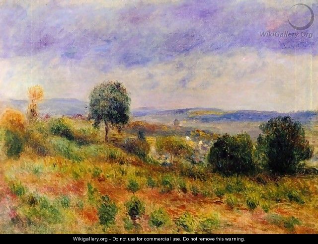 Landscape Auvers Sur Oise - Pierre Auguste Renoir