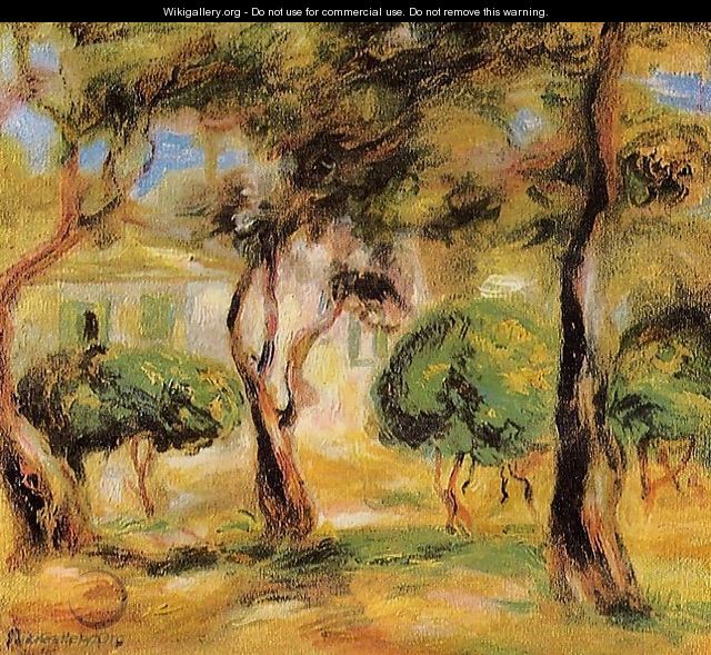 Le Jardin Des Collettes - Pierre Auguste Renoir