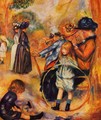 At The Luxembourg Gardens - Pierre Auguste Renoir
