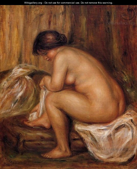 After Bathing - Pierre Auguste Renoir