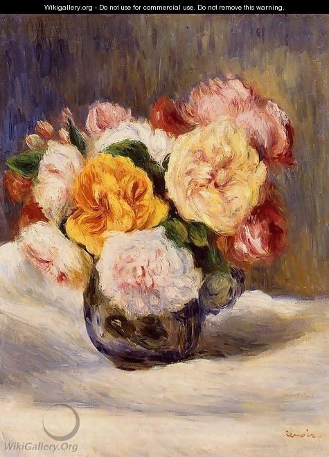 Bouquet Of Roses2 - Pierre Auguste Renoir