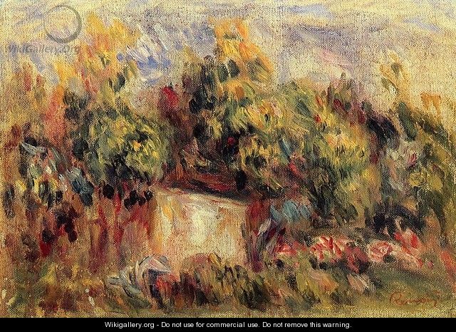 Cottage Near Collettes - Pierre Auguste Renoir