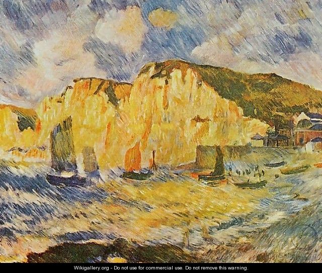 Cliffs - Pierre Auguste Renoir