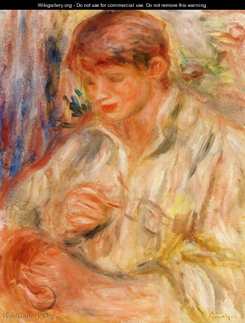 Claude Renoir Potting - Pierre Auguste Renoir
