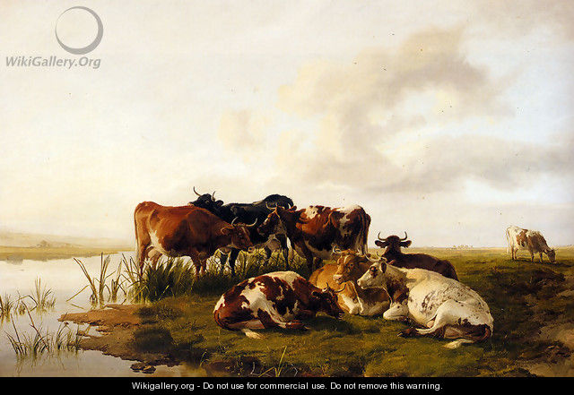 The Lowland Herd - Thomas Sidney Cooper