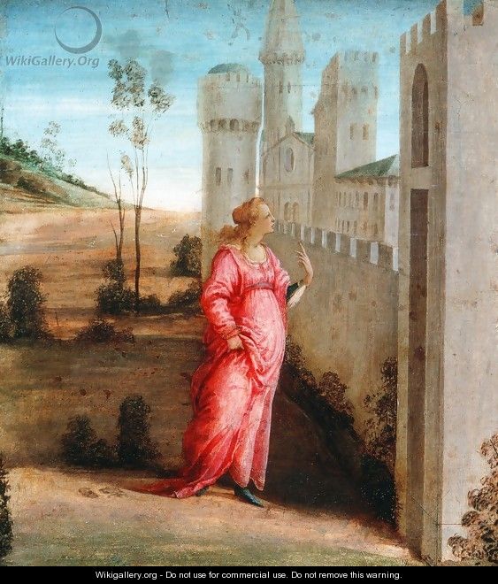 Esther At The Palace Gate - Filippino Lippi