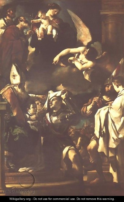St William Of Aquitaine Receiving The Cowl 1620 - Giovanni Francesco Guercino (BARBIERI)