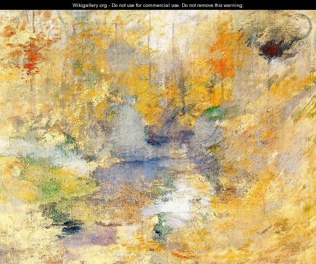 Hemlock Pool Aka Autumn - John Henry Twachtman