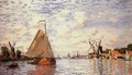 The Zaan At Zaandam - Claude Oscar Monet