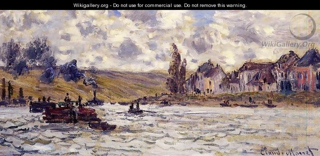 The Village Of Lavacourt - Claude Oscar Monet