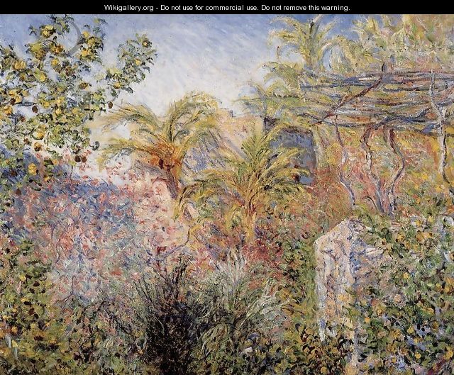 The Valley Of Sasso Bordighera - Claude Oscar Monet