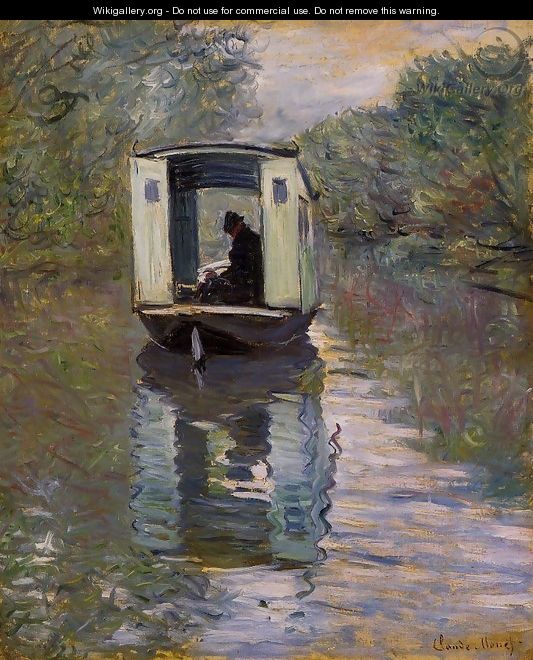 The Studio Boat2 - Claude Oscar Monet