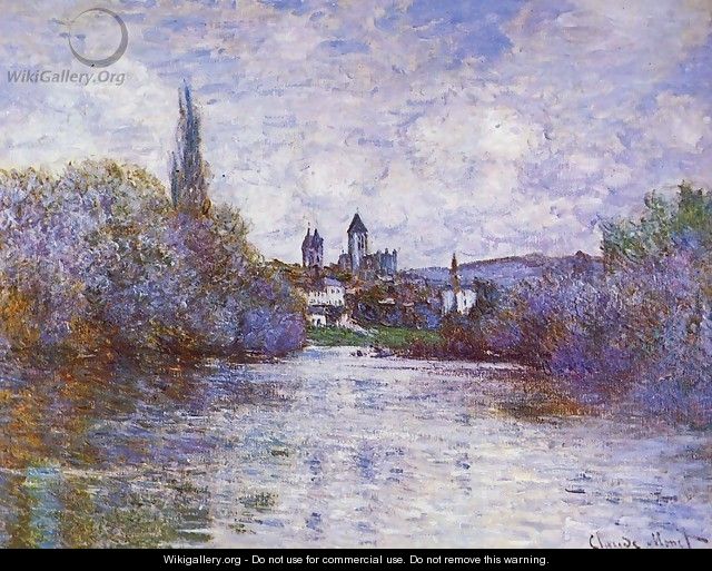The Small Arm Of The Seine At Vetheuil - Claude Oscar Monet