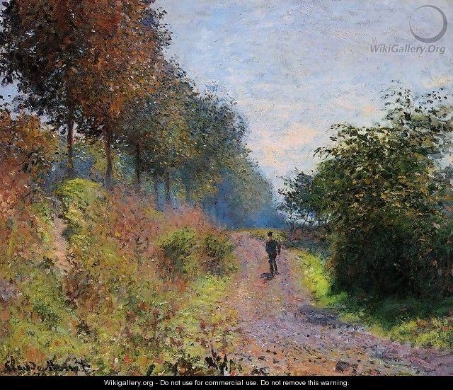 The Sheltered Path - Claude Oscar Monet