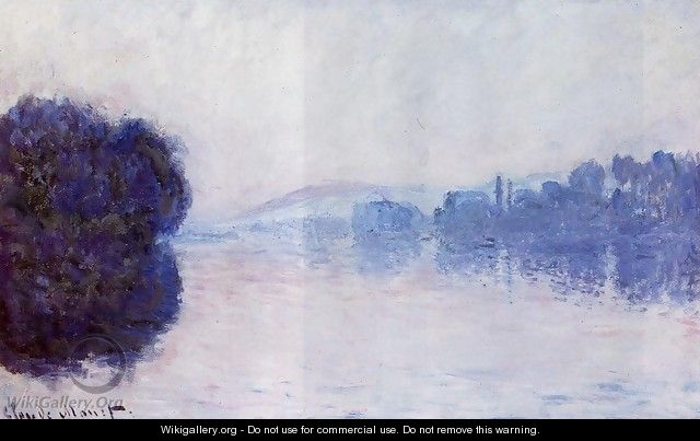 The Seine Near Vernon - Claude Oscar Monet