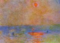 Waterloo Bridge Sunlight In The Fog - Claude Oscar Monet