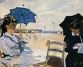 The Beach At Trouville - Claude Oscar Monet