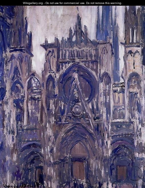 Study Of The Portal - Claude Oscar Monet