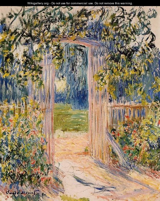 The Garden Gate - Claude Oscar Monet