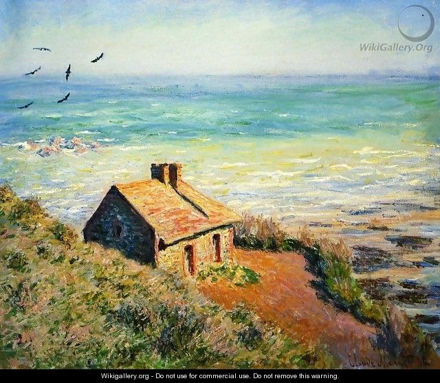 The Costoms House Morning Effect - Claude Oscar Monet