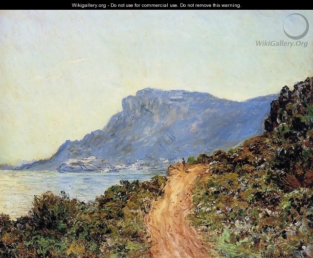 The Corniche Of Monaco - Claude Oscar Monet