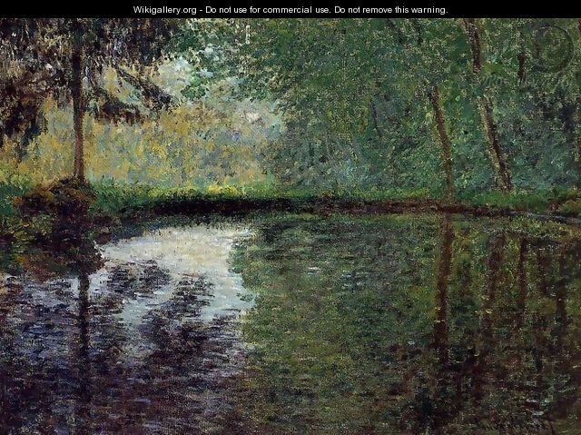 The Pond At Montgeron2 - Claude Oscar Monet