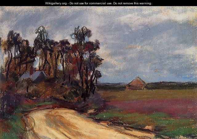 The Road And The House - Claude Oscar Monet