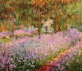 Irises In Monets Garden - Claude Oscar Monet