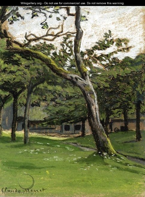 Norman Farm Through The Trees - Claude Oscar Monet