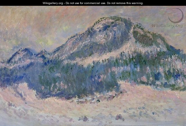 Mount Kolsaas Rose Reflection - Claude Oscar Monet