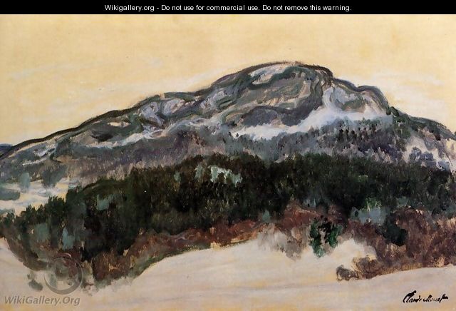 Mount Kolsaas Norway - Claude Oscar Monet