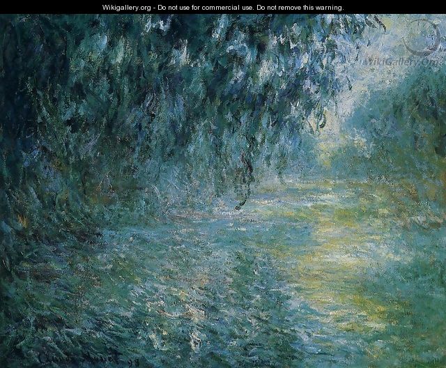 Morning On The Seine In The Rain - Claude Oscar Monet