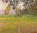 Morning Landscape Giverny Aka Landscape In The Morning - Claude Oscar Monet
