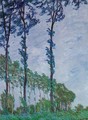 Poplars Wind Effect - Claude Oscar Monet
